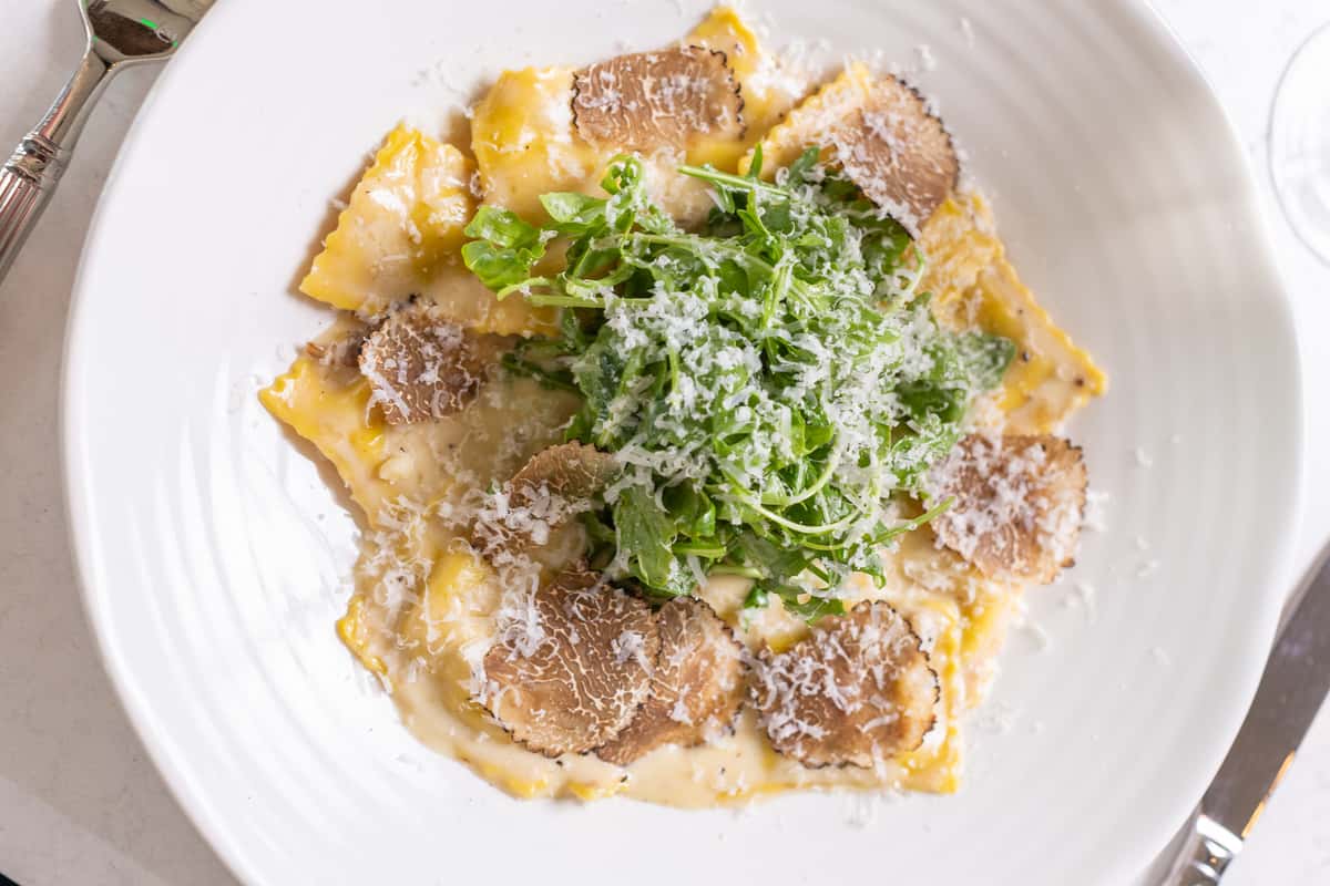 truffle ravioli