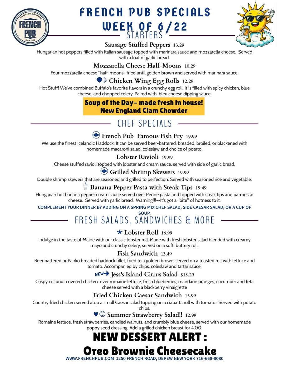 Friday Fish Fry!!