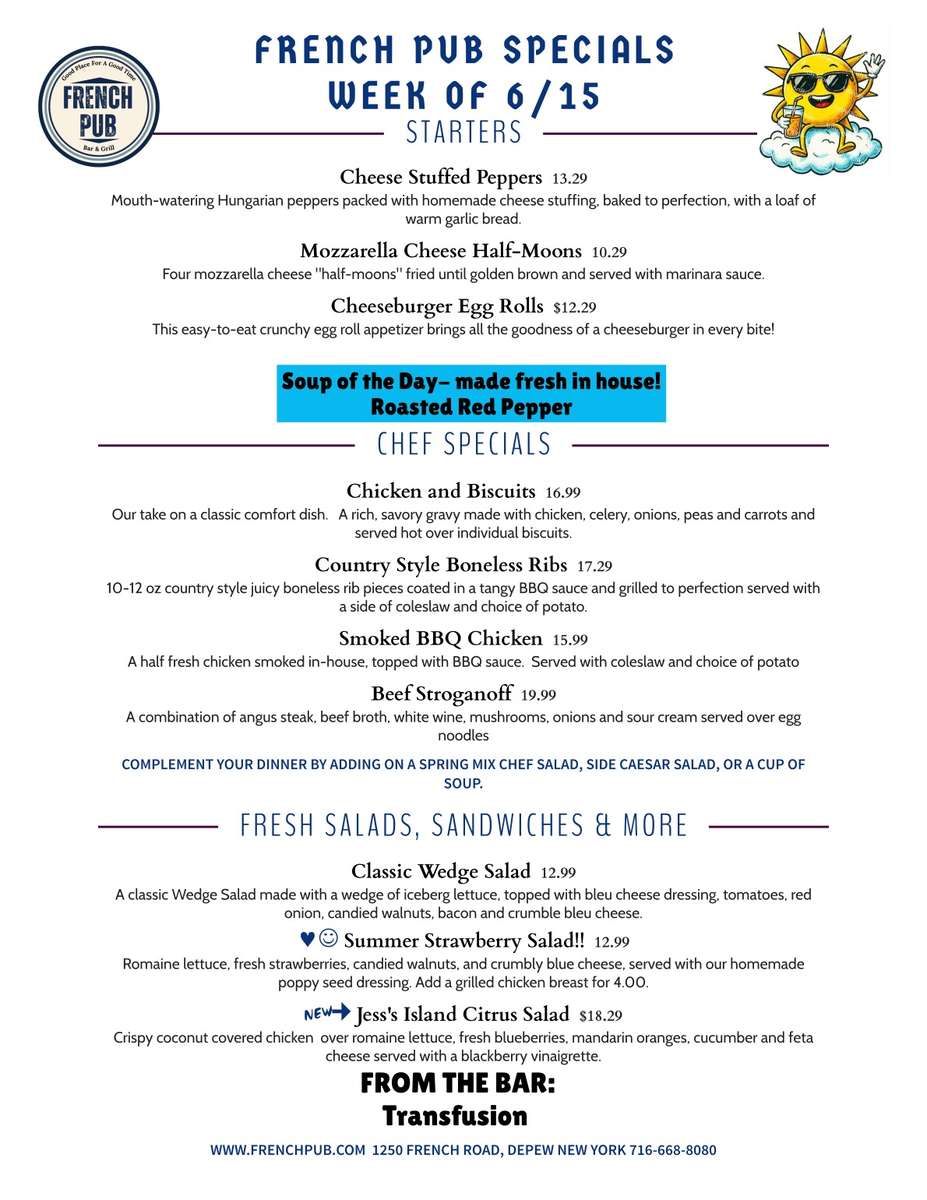 Try our Wedge Salad!!
