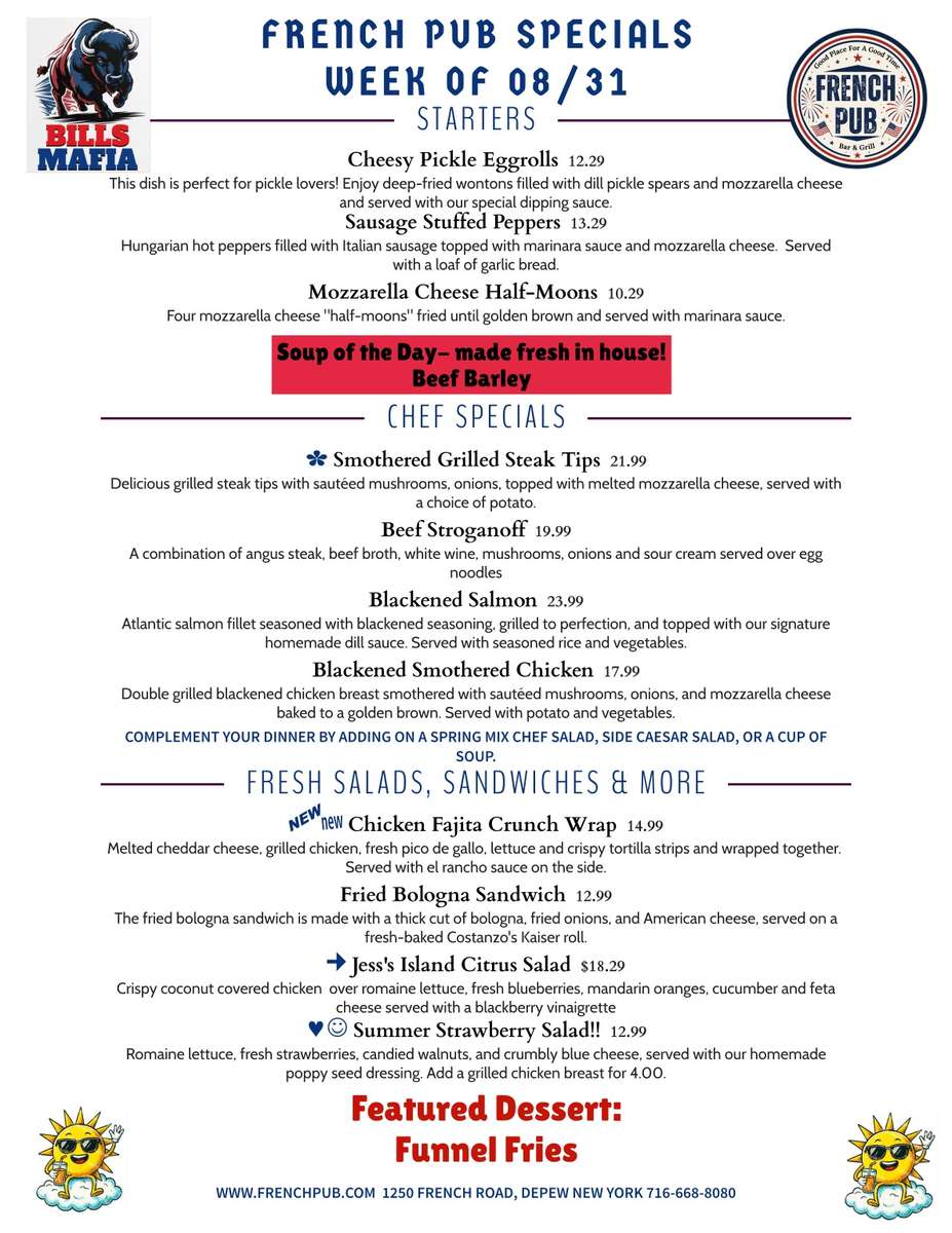Monday Specials