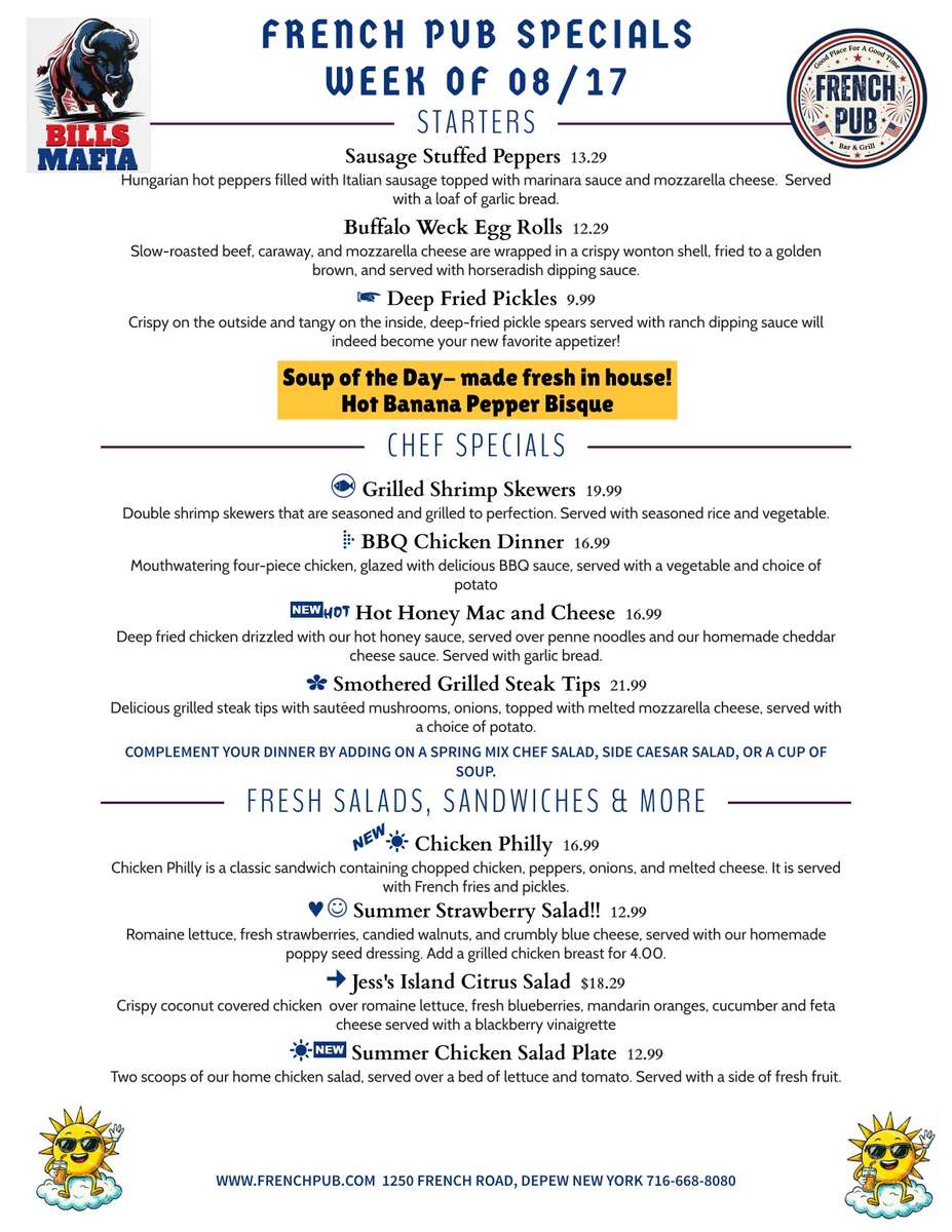 Wednesday Specials