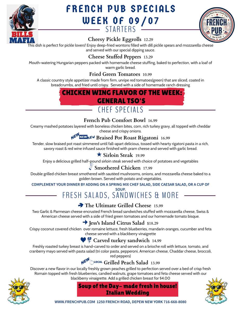 Tuesday Specials