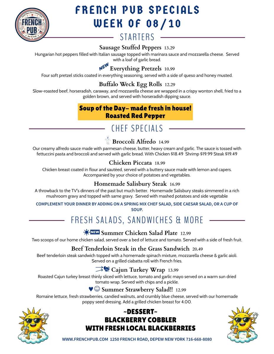 thursday specials