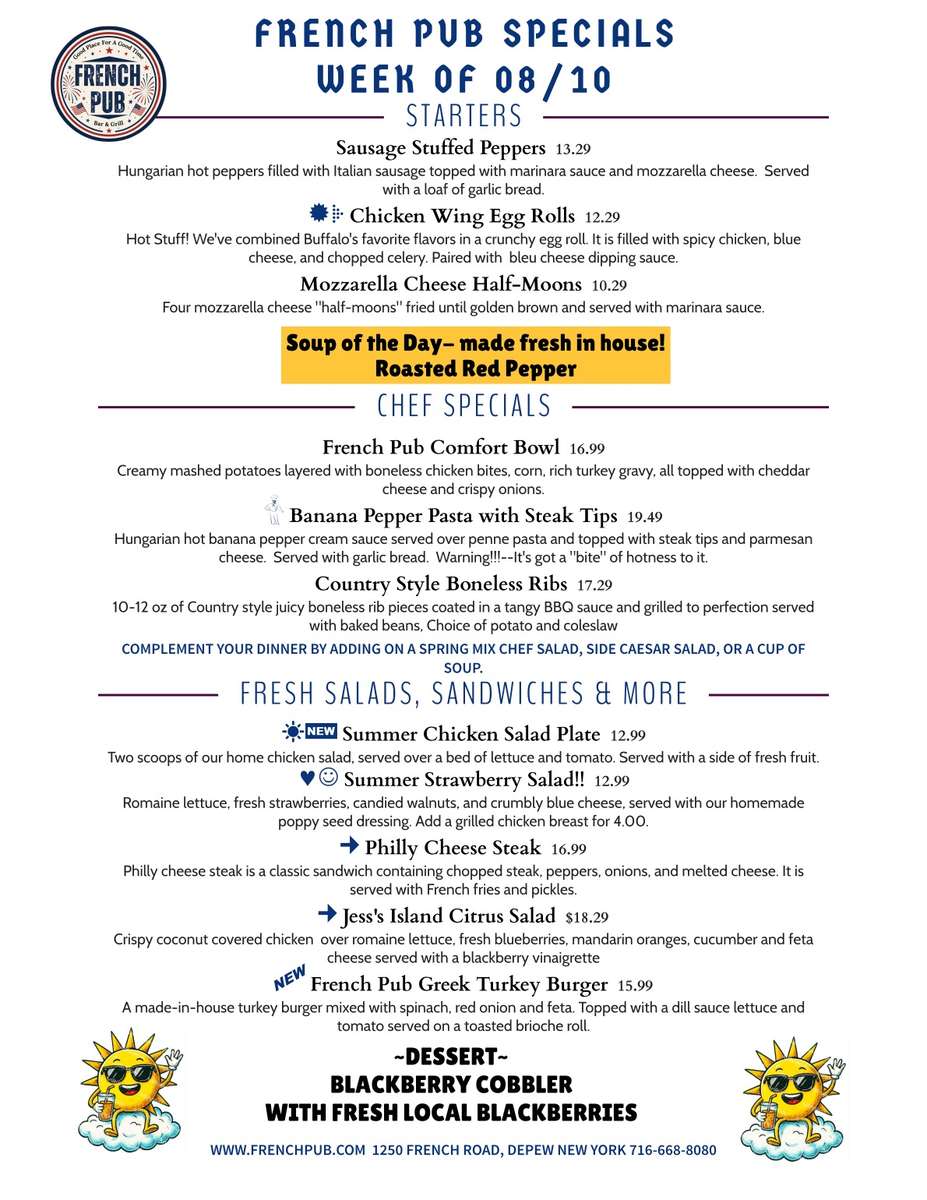 Monday Specials