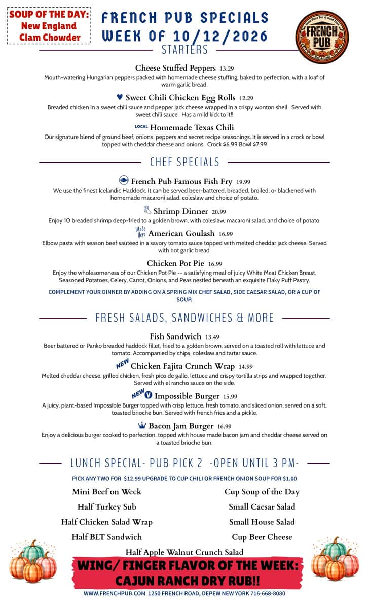 Friday Fish Fry