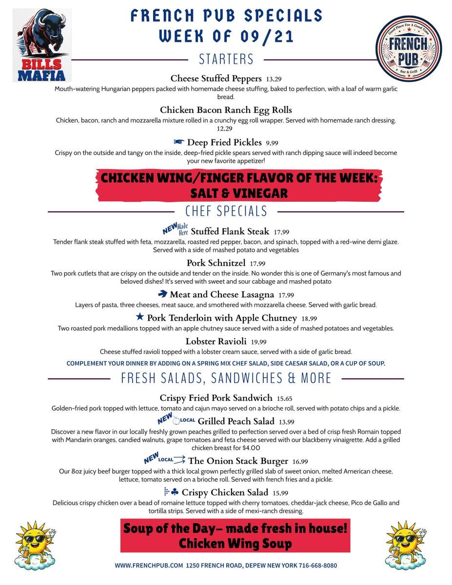 Tuesday Specials