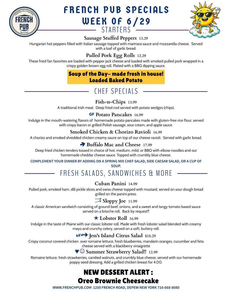 Sloppy Joes are Back by demand!!