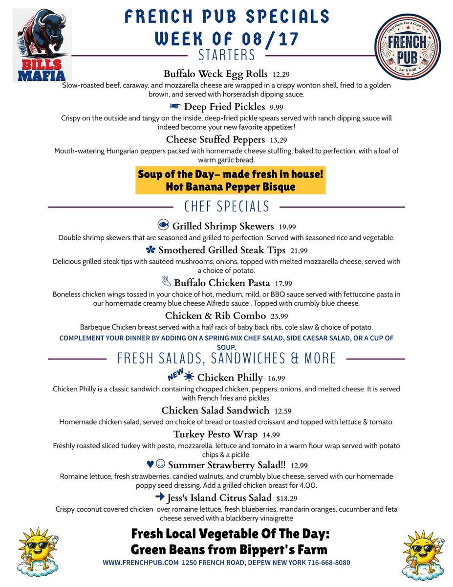 thursday specials