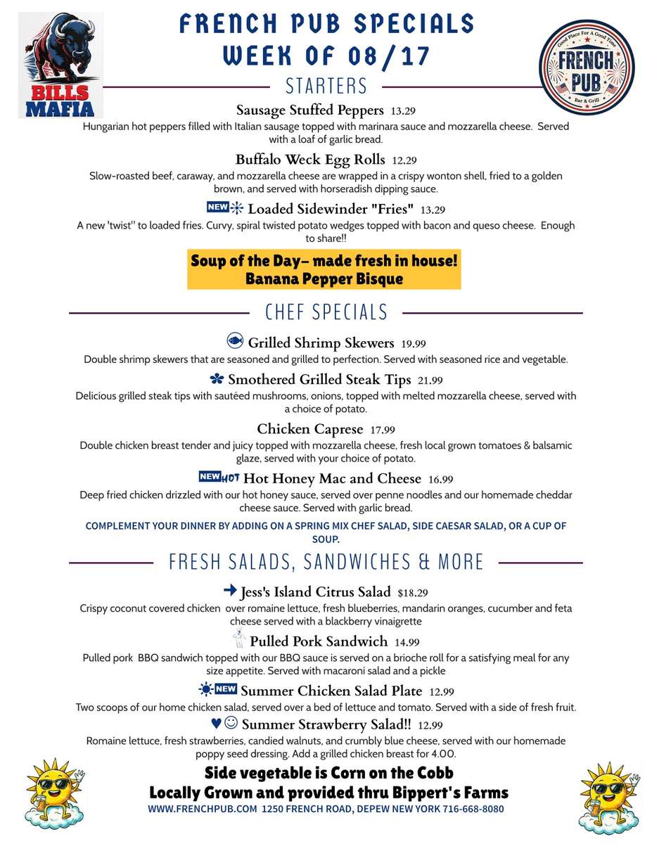 Try our Loaded Sidewinder Fries