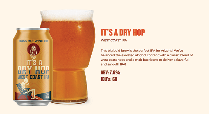 IT'S A DRY HOP WEST COAST IPA