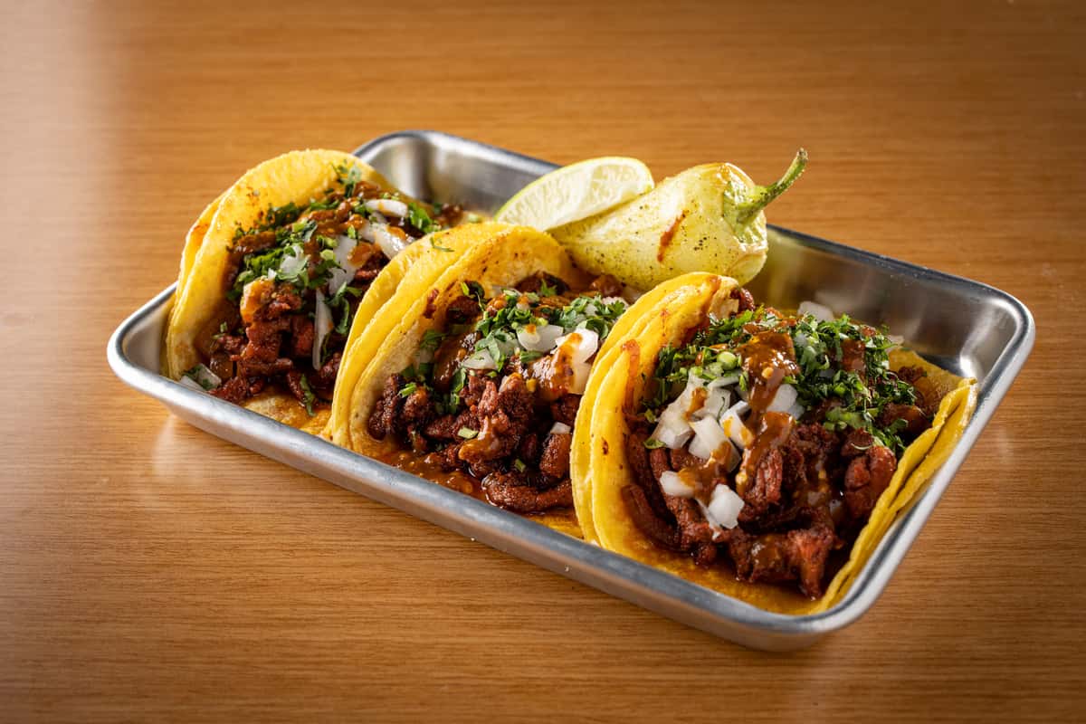 three tacos