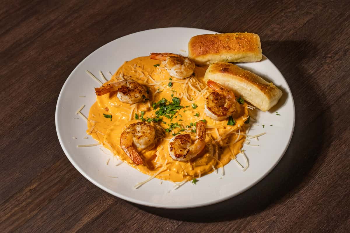 Lobster Ravioli with Shrimp