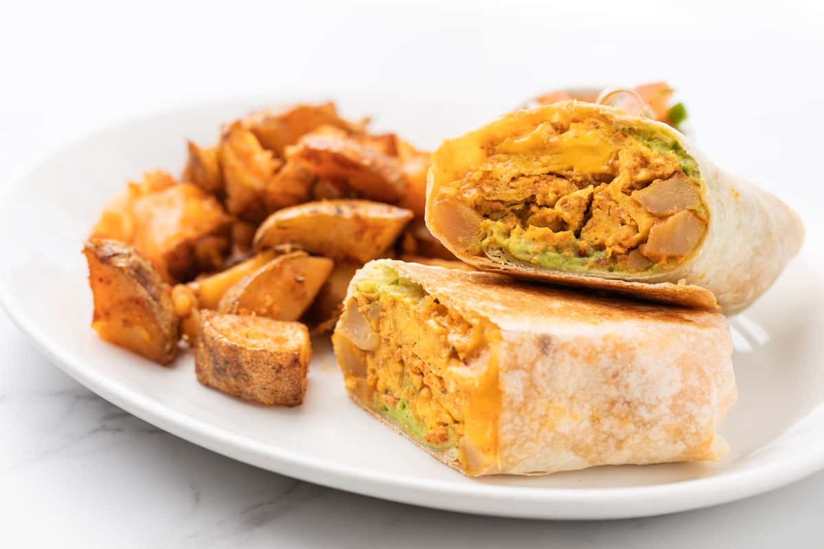 Breakfast Burrito - Breakfast Menu - Coral Tree Café, a healthy & casual  indoor-outdoor American restaurant in Los Angeles