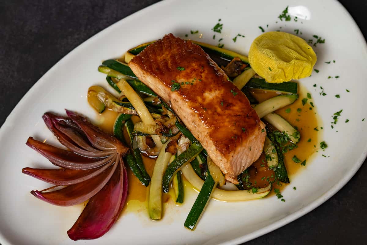 Salmon dish