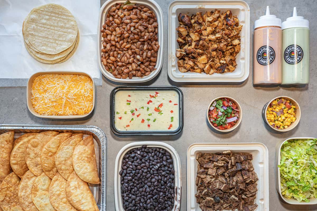 Catering Menu Build Your Own Tacos
