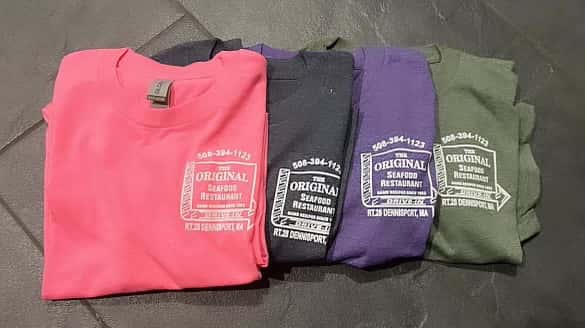 the original seafood restaurant shirts