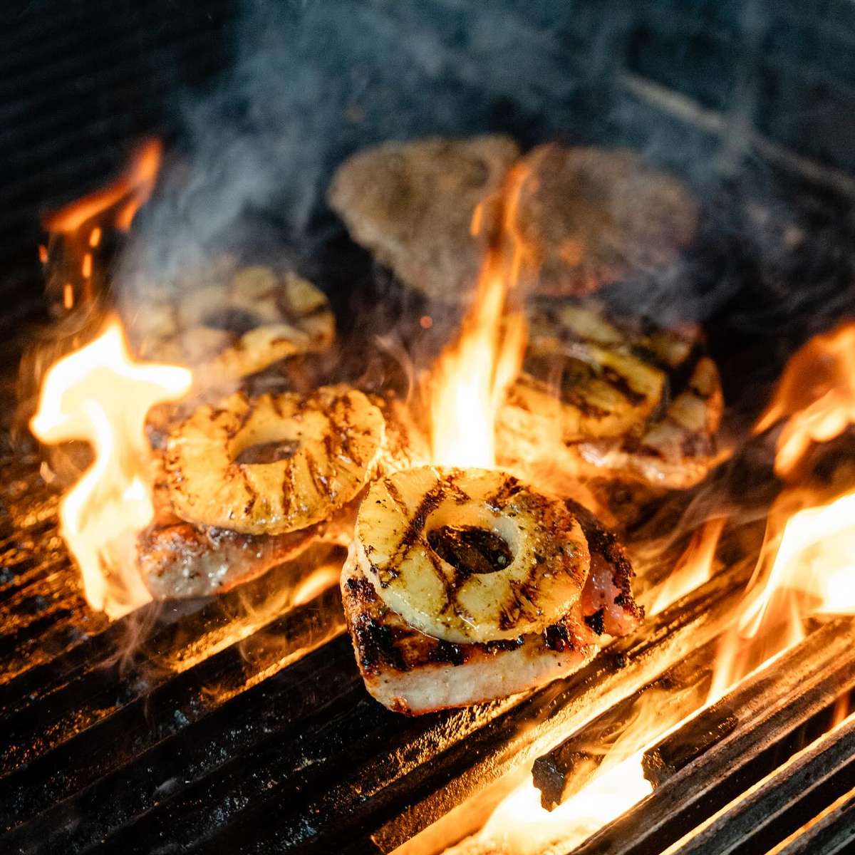 grilled pork chops