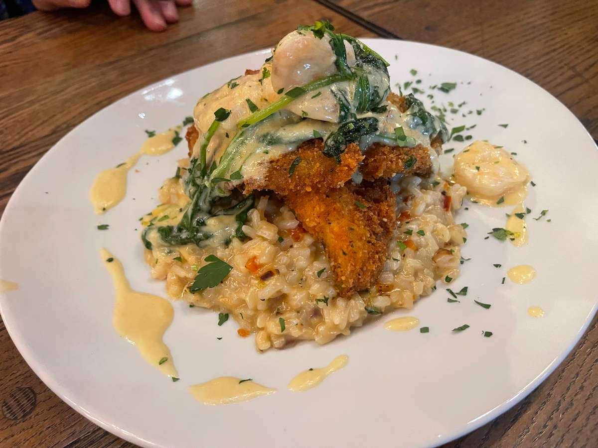 Crispy Fish Dijon