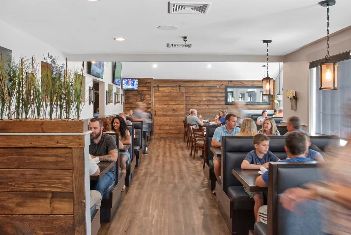 Inside of the Restaurant.