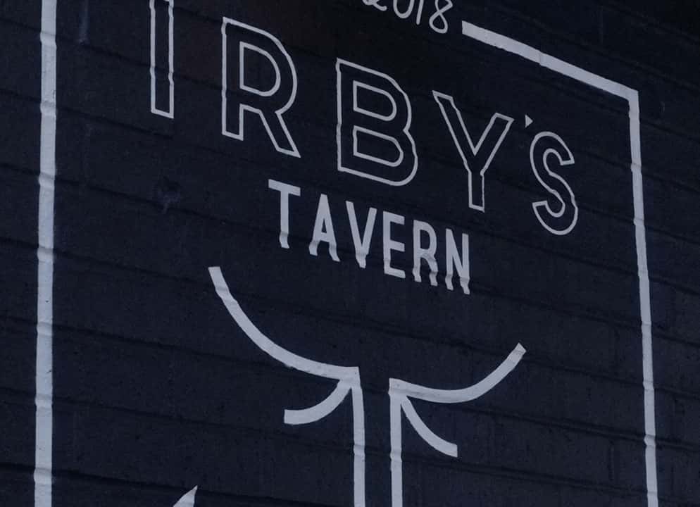 irby's tavern sign 