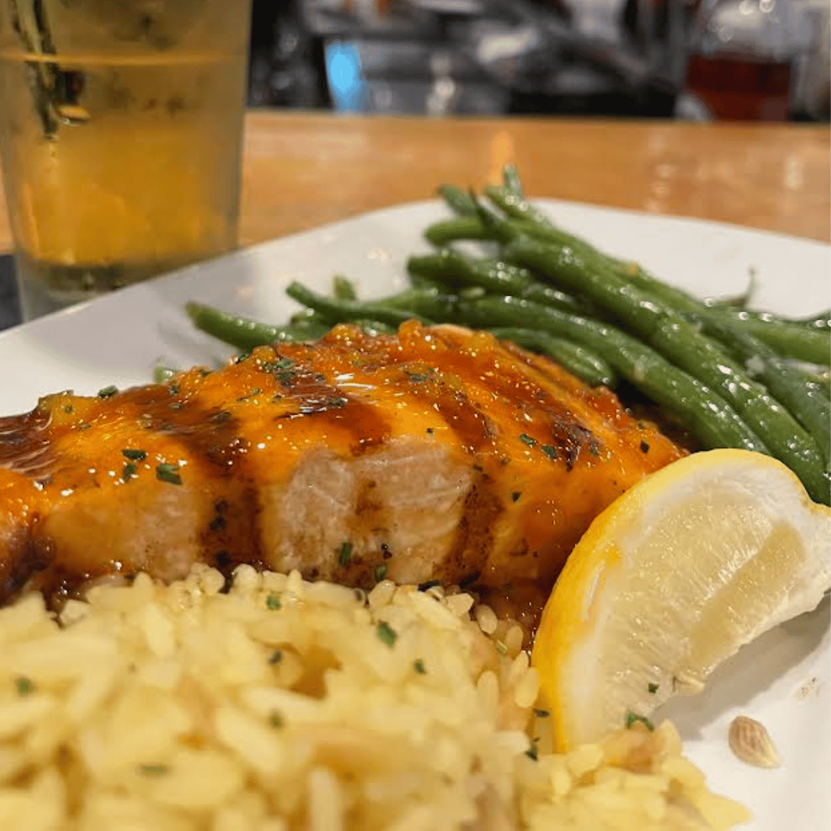 Salmon dish