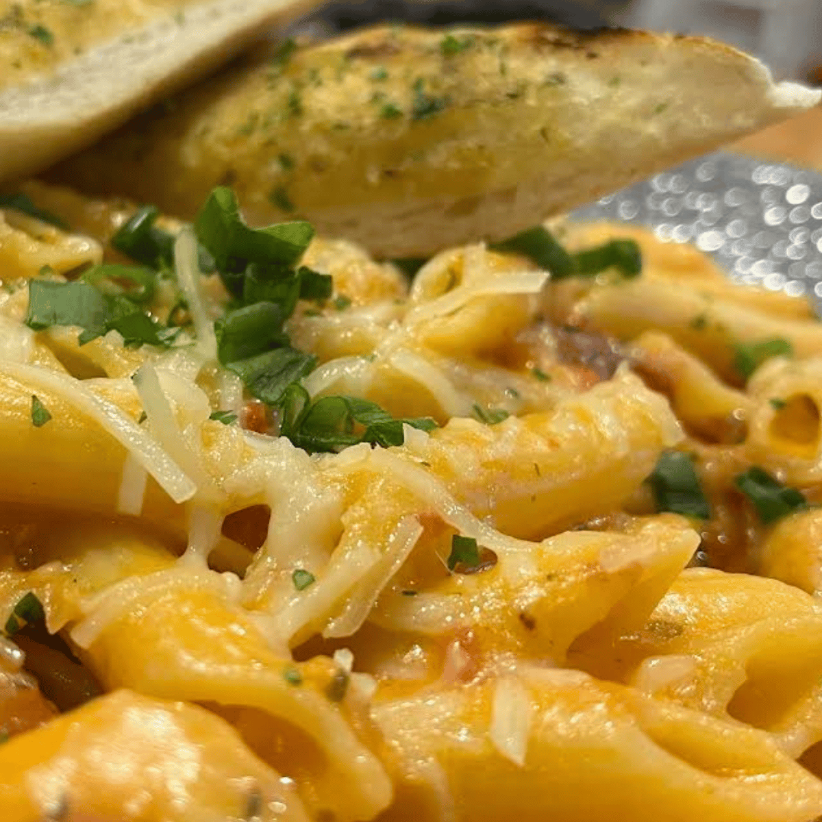 penne pasta dish