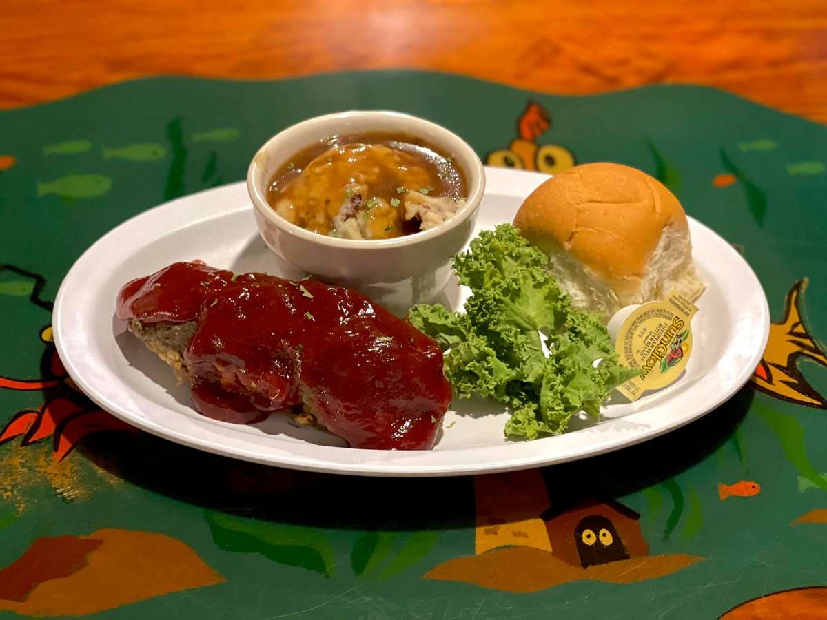 Homemade Meatloaf Blue Plate Special