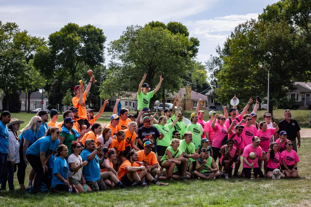 Employee kickball tournament