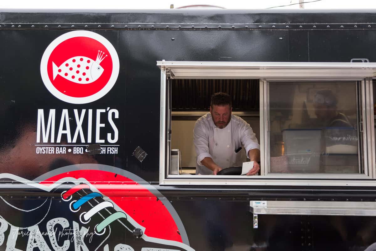 Joe Muench on the Food Truck
