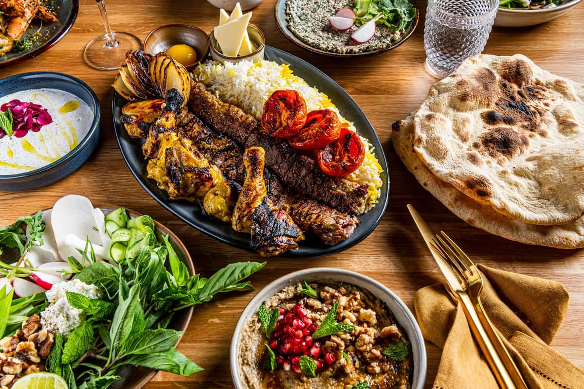 Persian mixed meal