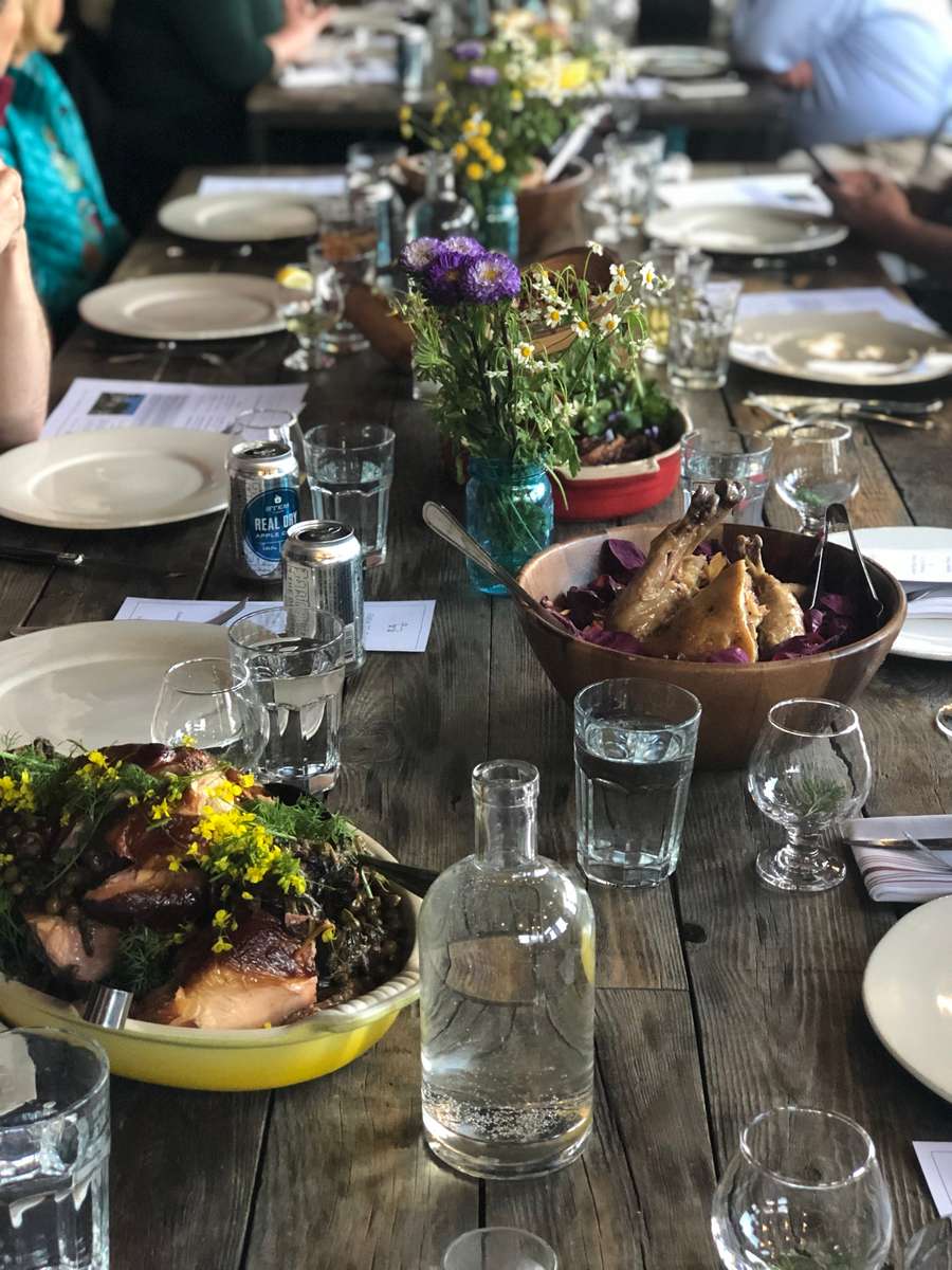 catering table
