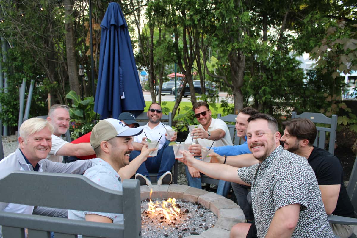 Fire Pit at the Tiki Bar