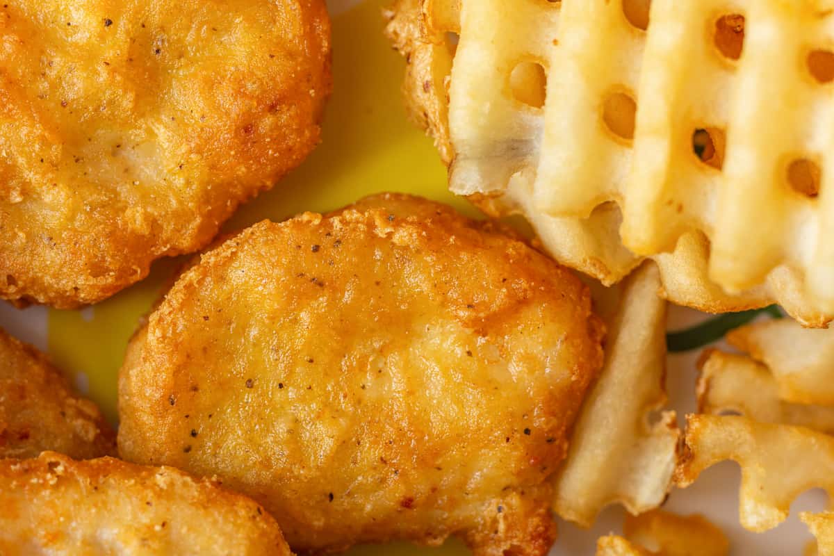 chicken nuggets shot