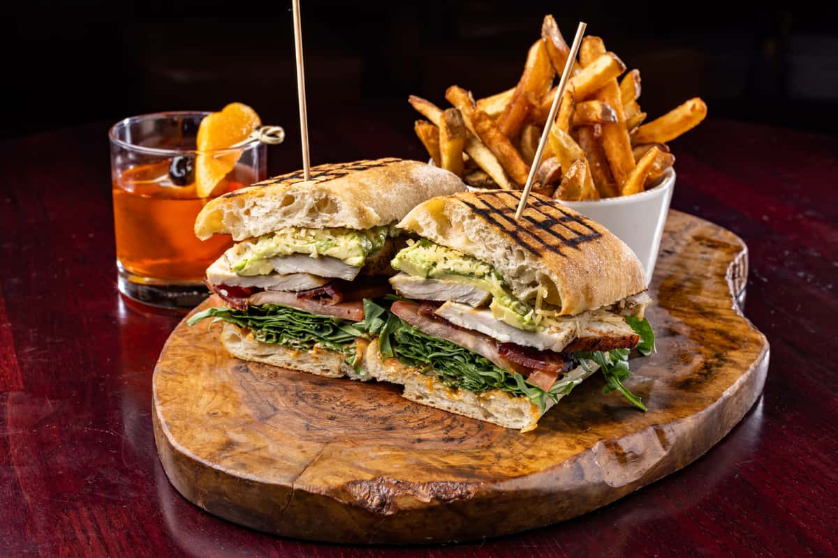 Culver club with fries