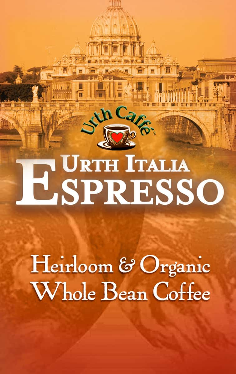 Label of Urth Italia Espresso coffe bag