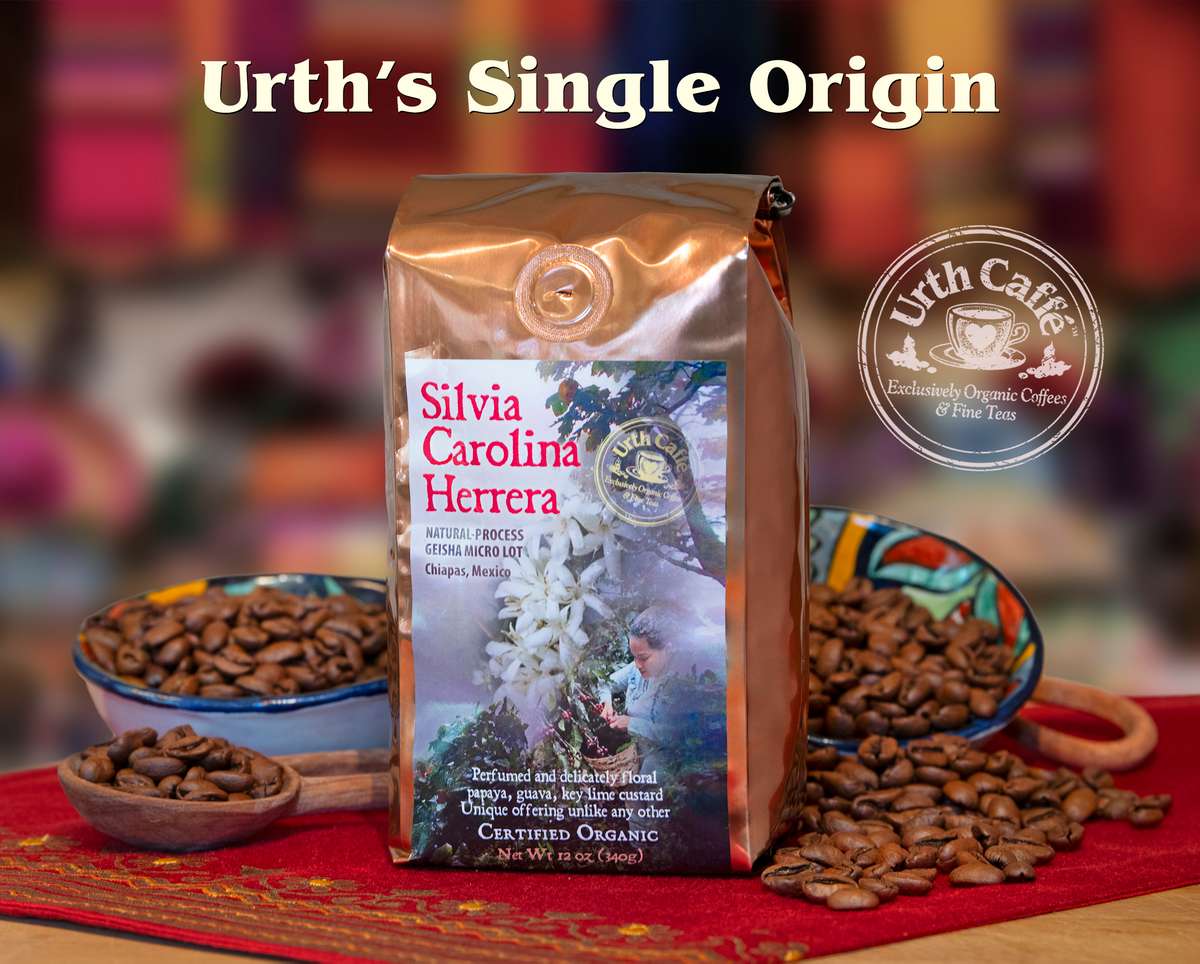Silvia Herrera coffee bag with beans