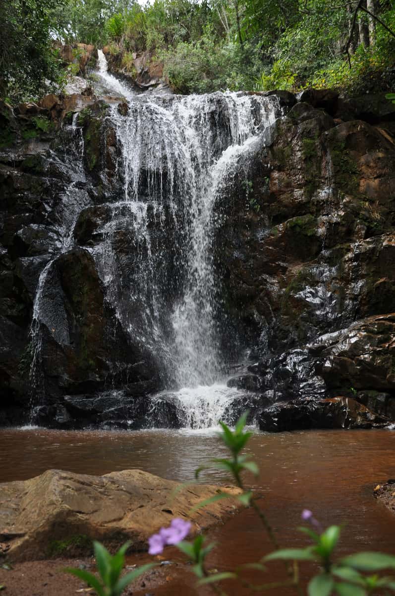 The waterfall that inspired the name of Fazenda Cachoeira farm