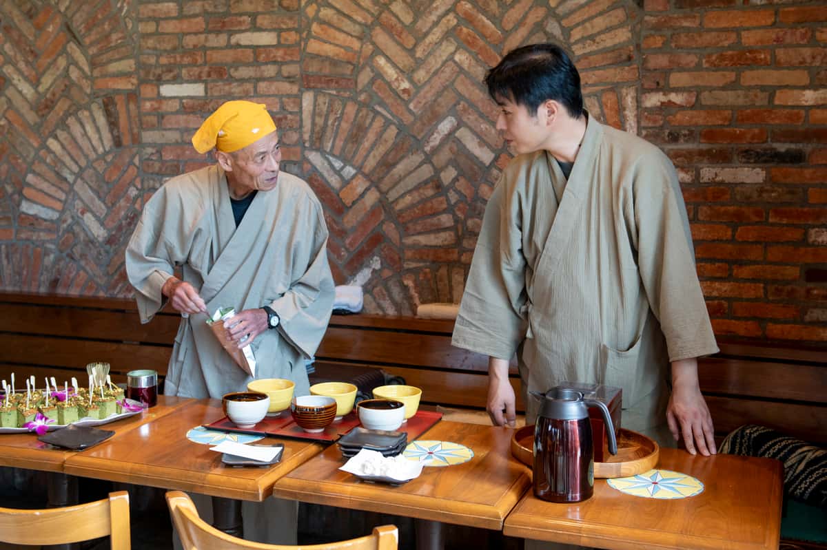 Matcha tea ceremony masters
