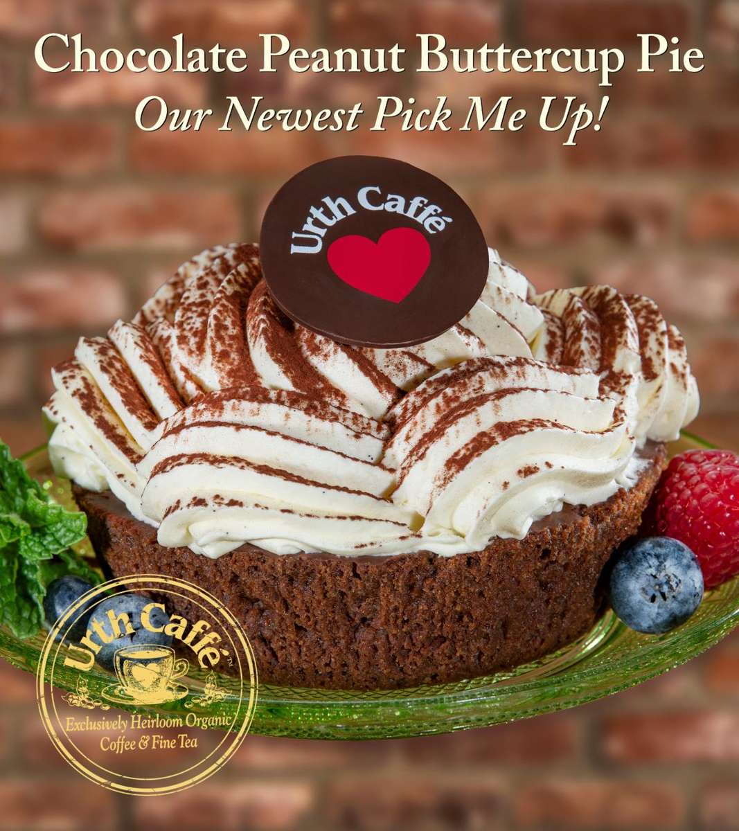 Chocolate Peanut Buttercup Pie our newest pick me up!