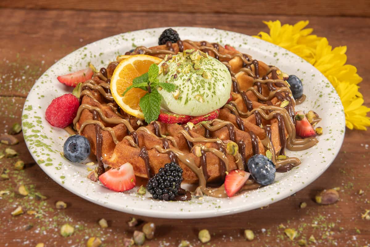 Urth Chocolate Pistachio Waffle