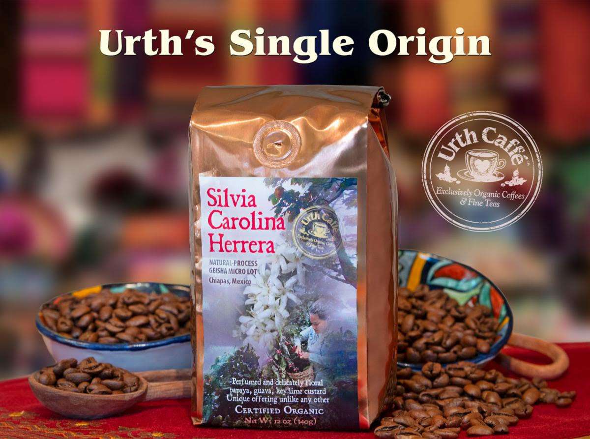 Bag of Urth Caffé Silvia Carolina Coffee with roasted on either side