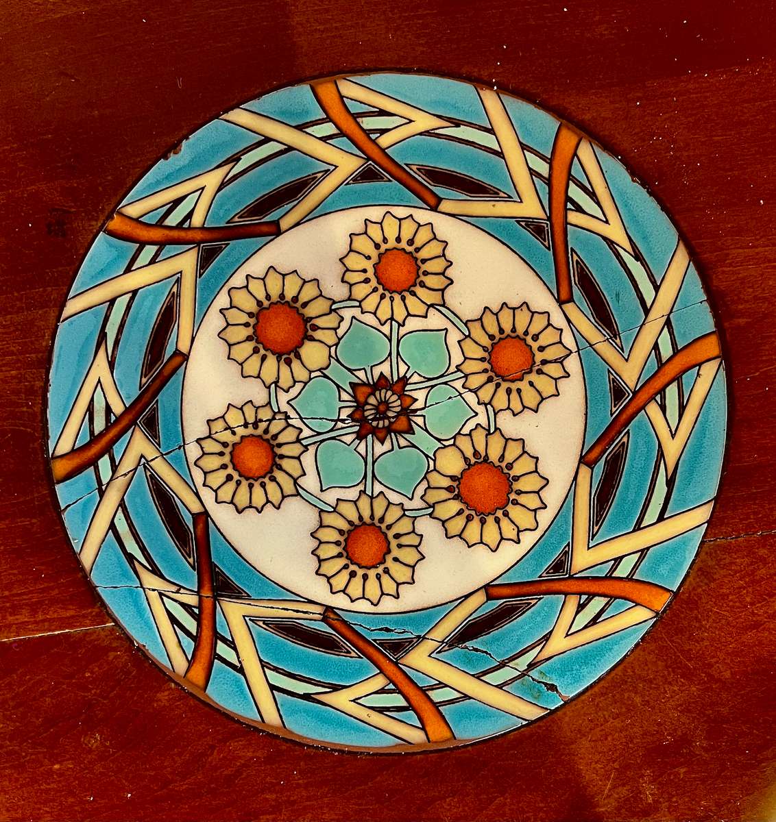  Mosaic table inlay - Urth Pasadena