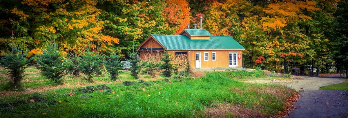 Vermont sugarhouse the fall