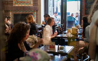 Interior with people - Urth Pasadena