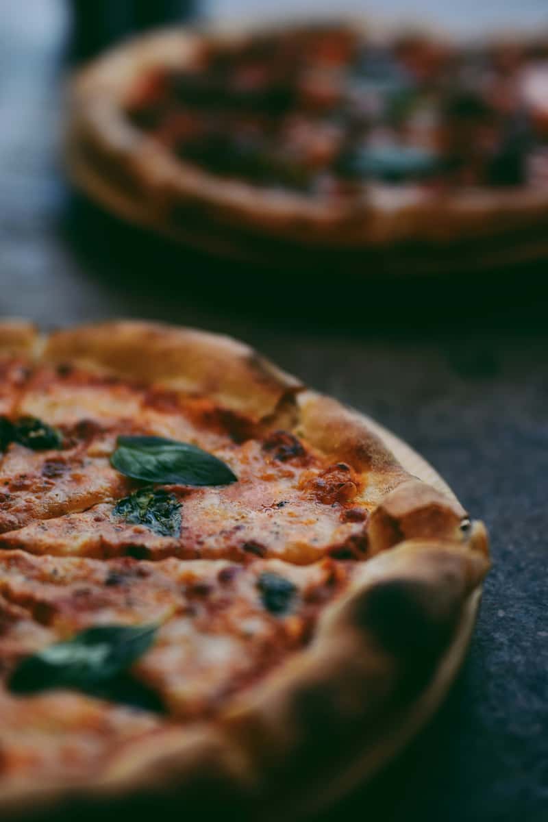Close up pizza