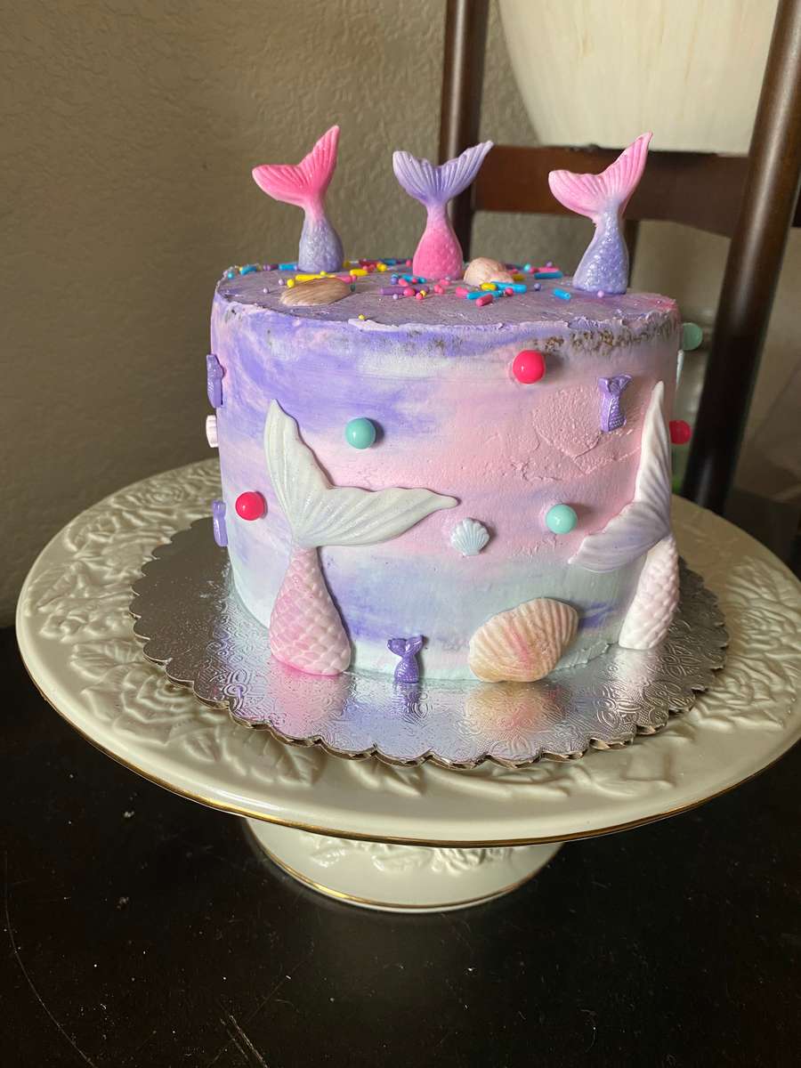 custom mermaid cake