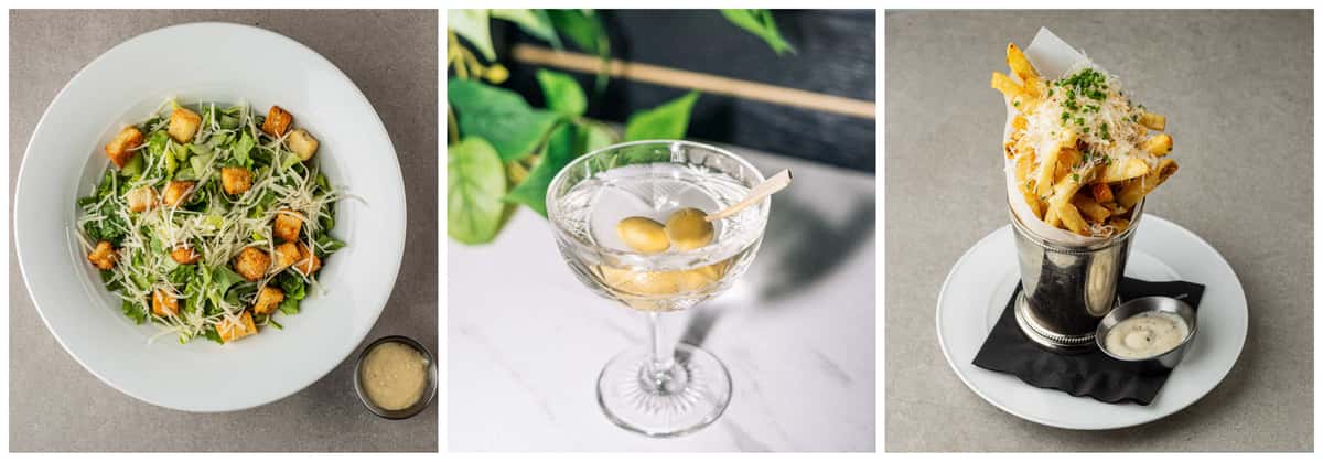 Friday Girl Dinner at Porter Chicago | Martini, Caesar Salad & Truffle Fries Special