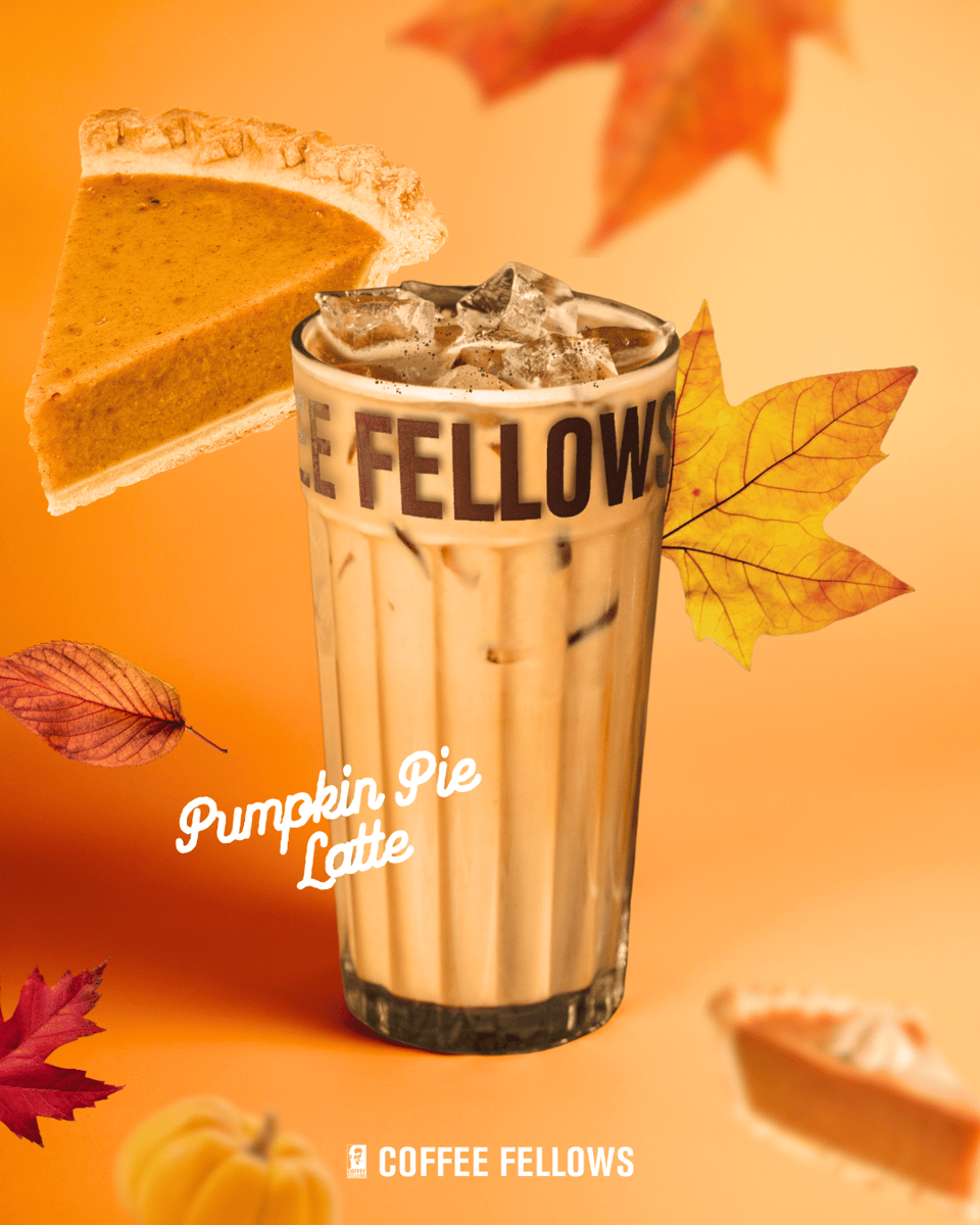Pumpkin Pie Latte Coffee Fellows European Coffee Café in