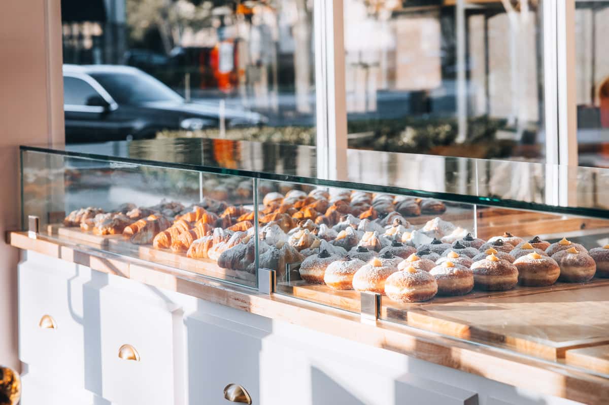 croissants and bomboloni.