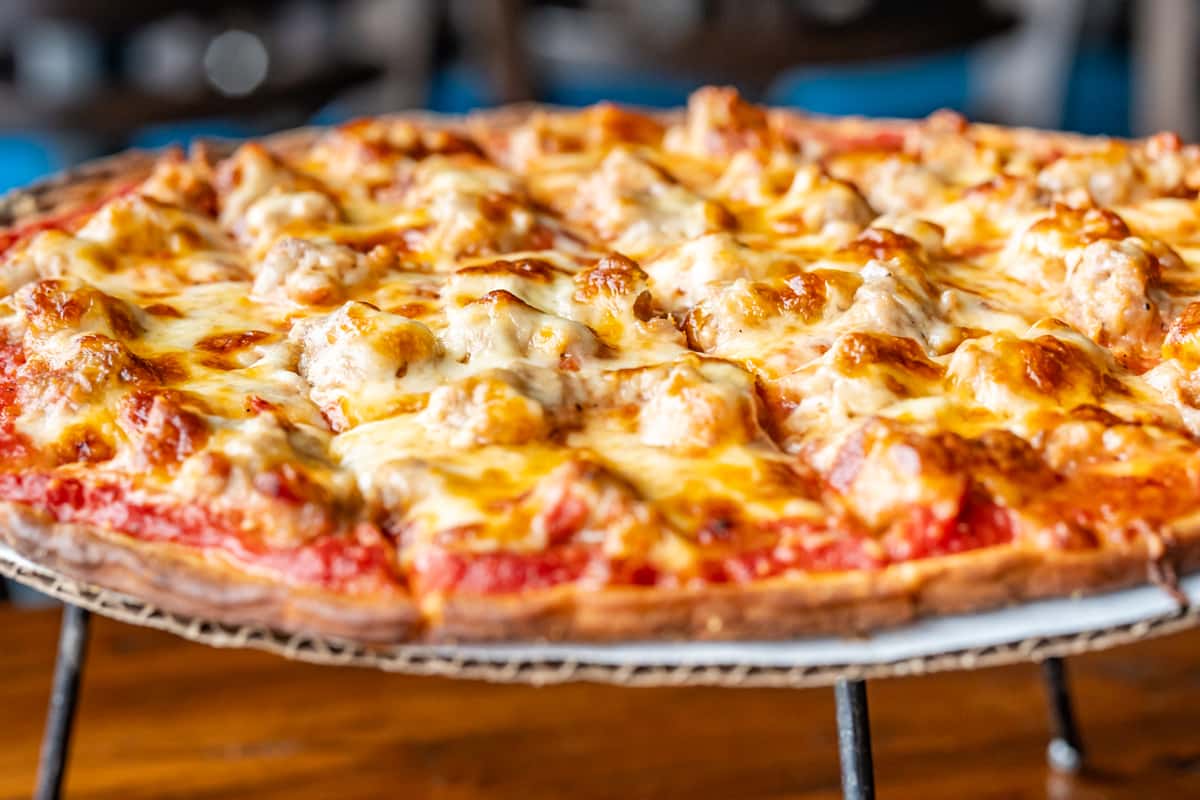 sausage pizza
